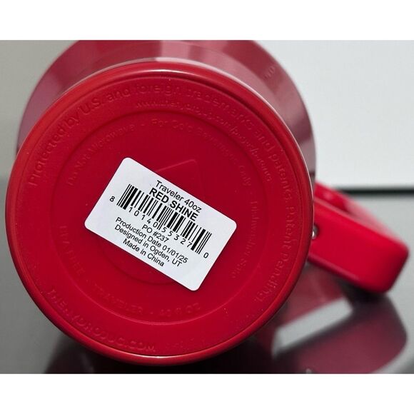 HydroJug 40oz Traveler, RED SHINE - Picture 5 of 5